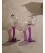 Vintage Lot Of 2 Big Margarita Glasses BB Riverboats Port of Cincinnati  - $248.79 MXN