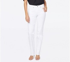 Not Your Daughters Jeans Women&#39;s Jeans White Relaxed Straight Size 20 W NWT - £60.45 GBP