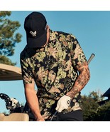 Bad Birdie Randy&#39;s Moss Golf Polo Top Floral ( S ) - $108.62 CAD