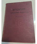 1925 VTG Book 20th Century Bookkeeping and Accounting Complete Antique Good - $370.00 MXN