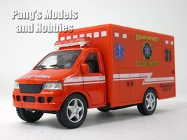 5 Inch Fire Department Paramedic Ambulance 1/32 Scale Diecast Model - RED - $15.83