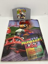 Mario Kart 64 (Nintendo 64, 1997) N64 Authentic Super Clean OG Release W/ Guide - £54.74 GBP