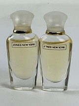 Vintage JONES NEW YORK .125oz Eau de Perfume Mini Parfume 2 Pcs Set New - £14.05 GBP