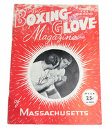 Vintage 1955 Rocky Marciano Cover Boxing Glove of Massachusetts Magazine  - £17.05 GBP