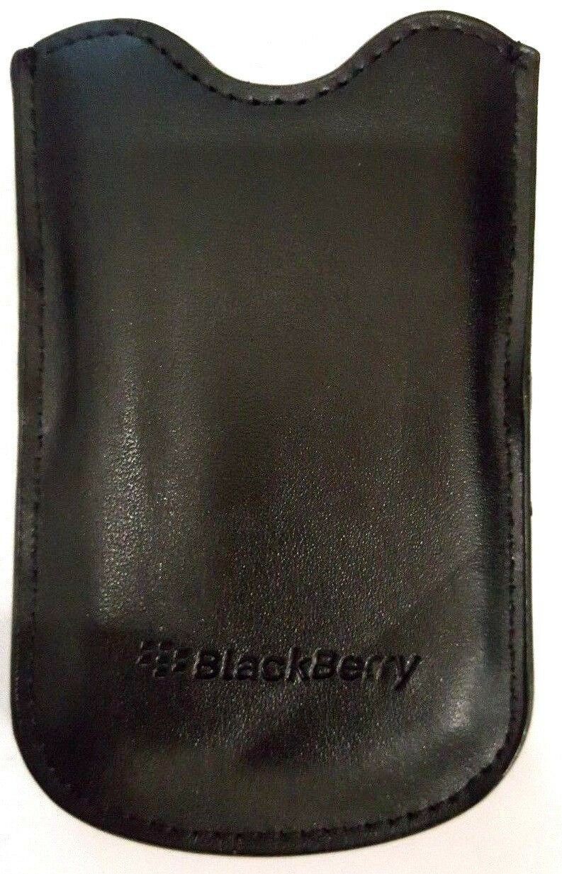 OEM Protective Leather Pocket Pouch  For BlackBerry Pearl 8100 8110 8120 Genuine - $5.85