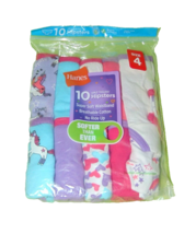 Hanes Tagless Hipster Panties Underwear 10 Pack 4 Girls New - £10.33 GBP