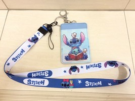 Disney Stitch And Ugly Duck ID Card Holder Card Case Badge Keychain Lanyard NEW - £11.99 GBP