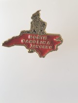 Vintage North Carolina Jaycees Lapel Pin Map Shaped - £13.23 GBP