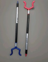 2- Fishin Stix FST1 30&quot; Extendable Rod Holder Trident Head,  Red Blue Lo... - $367.65 MXN