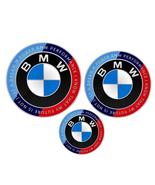 Set of 3Pcs - BMW KITH Emblems Hood &amp; Trunk Badge - 82mm+74mm+45mm - E30... - $25.69 CAD