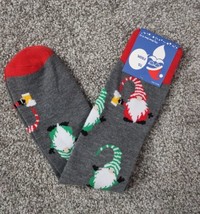 Christmas Gnome Socks Adult 6-12 Beer Drinking Gnomes Gold Medal NWT Men - £9.56 GBP