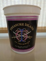 Las Vegas Casino treasure Island plastic slot coin cup buckets - £9.32 GBP