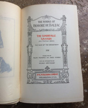 HONORE DE BALZAC &#39;THE GONDREVILLE MYSTERY&#39; &#39;THE MUSE OF THE DEPARTMENT&#39; ... - £58.18 GBP