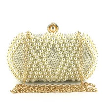 White/ivory  women&#39;s handbags evening Day clutches small handbag bride bridesmai - £76.15 GBP