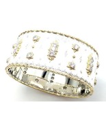 Authentic! Buccellati 18k White Yellow Gold Diamond Bangle Bracelet - £30,684.49 GBP