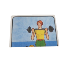 VINTAGE 1983 MATTEL FIGURINE PANINI BARBIE ALBUM STICKER NOS NEW OLD STO... - $4.75