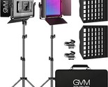 Gvm Rgb Led Video Light With Softbox, 60W Photography Studio Lighting Ki... - $535.99