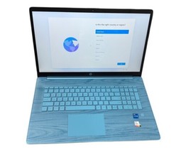 HP 17-cn3610ds 17 inch Teal Laptop Intel i5-1335U 8gb MEM 1tb SSD Win11 - £281.30 GBP