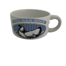 Soups On Mug Himark Chicken Soup Bowl 14 oz Ceramic Double Sided Handle Vintage - £13.61 GBP