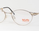Vintage NIGURA N 1007 A Argent/Or Unique Rare Lunettes 52-17-135mm - $98.07