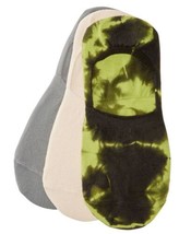 HUE Womens 3 pack Tie Dyed Hidden Liner Socks,One Size,Color Shadow Olive - £12.32 GBP