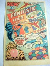 1983 Color Ad Fantastic Four Bubble Gum Chunks Amlirol Products - $7.99