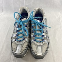 Skechers Radius Shape Ups Kinetix Response Toning Sneakers Silver/blue Size 7.5 - £21.04 GBP