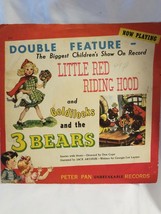 Vintage 1949 Peter Pan Records Little Red Riding 78 #2119 10&quot; Collectors Album - £16.98 GBP