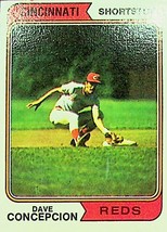 1974 Topps Dave Concepcion #435 Baseball Card - £6.04 GBP