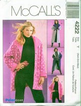 McCall's 42222003 Misses/Miss Petite Reversible Jacket & Coat; Sizes Y (XSM-SML- - $5.93