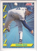 M) 1991 Score Baseball Trading Card - K-Man - Nolan Ryan #686 - £1.47 GBP