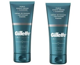 Gillette Male Intimate 2-in-1 Pubic Shave Cream and Cleanser, 6 oz Pack ... - £11.96 GBP