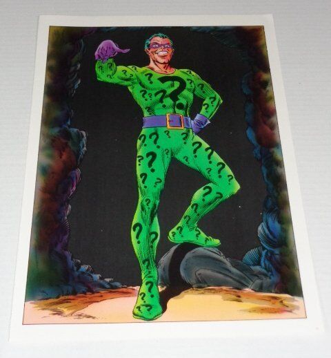 Original 1978 Riddler DC Detective Comics poster: Batman foe/Infantino ...