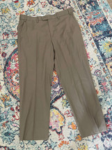 6 EAST Men’s Loro Piana Super 130 Wool Flat Front Dress Pants Size 36x28 EUC - £30.05 GBP