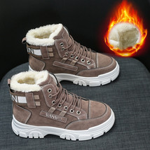 Women Snow Boots Sneakers Platform Shoes Thick Sole Plush Velvet Warm Winter Boo - £38.37 GBP