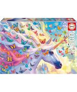 NEW Educa Jigsaw Puzzle 500 Pieces 20254 Unicorn in Rainbow Colors - $20.27