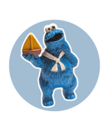 Sesame Street Vintage 1982 Action Figure Toy: Cookie Monster with Sailboat - $237.49 MXN