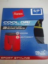 Hanes Boy&#39;s Cool Dri Boxer Briefs  - 3 pair  -  Size S (6-8) 7063 - £7.14 GBP