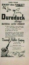 1955 Print Ad Duraduck Duck Decoys Latex Rubber Duracraft Salt Lake City,Utah - $7.29