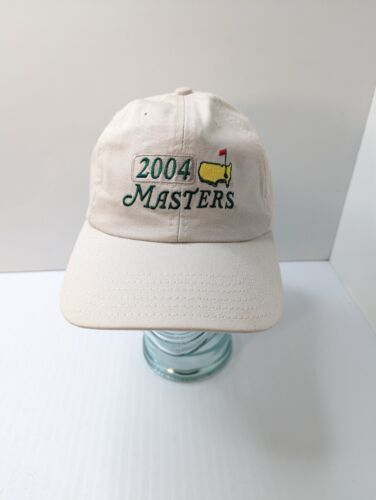 Masters 2004 Hat Cap Golf Augusta PGA American Needle Beige Phil Mickelson Win - $22.72
