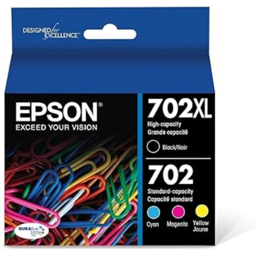 Epson T702120-S T702 STANDARD CAPACITY BLACK DURABRITE INK CARTRIDGE - $67.52