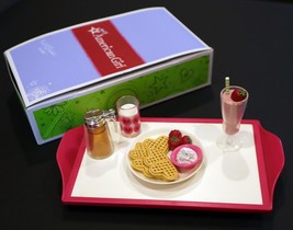 American Girl Doll Breakfast in Bed Set 2010 MyAG Folding Tray Food Milk Syrup - £26.18 GBP