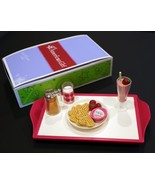 American Girl Doll Breakfast in Bed Set 2010 MyAG Folding Tray Food Milk... - £25.81 GBP