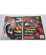 Lot of 2 WWF Raw Magazines  Dec 1998 &amp; Nov 1999 - Some damage but Poster... - £19.87 GBP