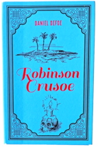 NEW Robinson Crusoe by Daniel Defoe Faux Leather Softcover Book Paper Mi... - £12.37 GBP