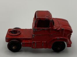 VINTAGE TOOTSIE TOY TOOTSIETOY DIE-CAST METAL RED FORD SEMI TRACTOR TRUC... - $7.90