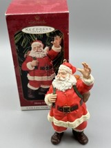Ornament Hallmark Merry Old Santa #10 Final Waving Goodbye QX6596 1999 - £5.31 GBP