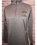 Under Armour Sweatshirt 1/4 zip Small NCAA Western Illinois WIU Shirt Pu... - €16,68 EUR