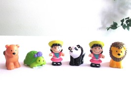 Fisher Price Little People Figures Lot Panda Turtle Peanuts Lucy Duplicate Lion - £7.57 GBP