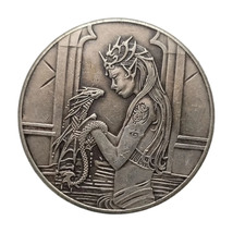 HB(248)US Hobo Nickel Morgan Dollar Silver Plated Copy Coin - £8.00 GBP